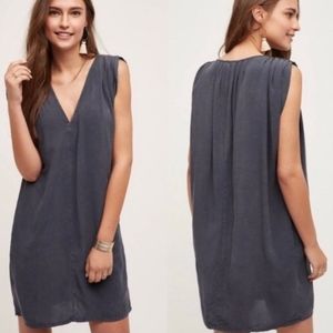 The Odells washed black rayon dress